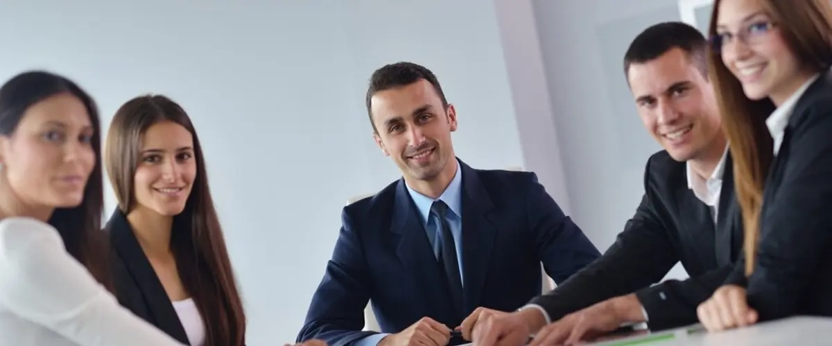 Equipe corporativa em reunião